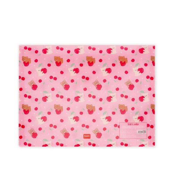 ΦΑΚΕΛΟΣ ΚΟΥΜΠΙ A4 LEGAMI TEDDY CHERRY PFB0004