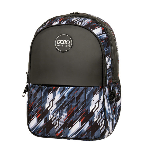 Σακίδιο POLO zippy blue lines 901080 8444