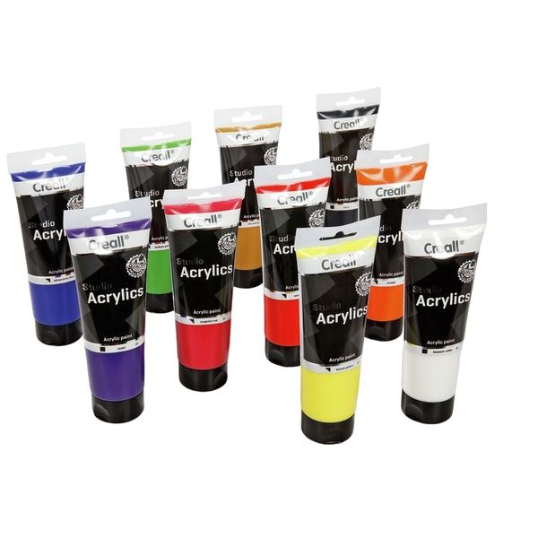Ακρυλικά Χρώματα 120ml Creall σε διάφορα χρώματα
