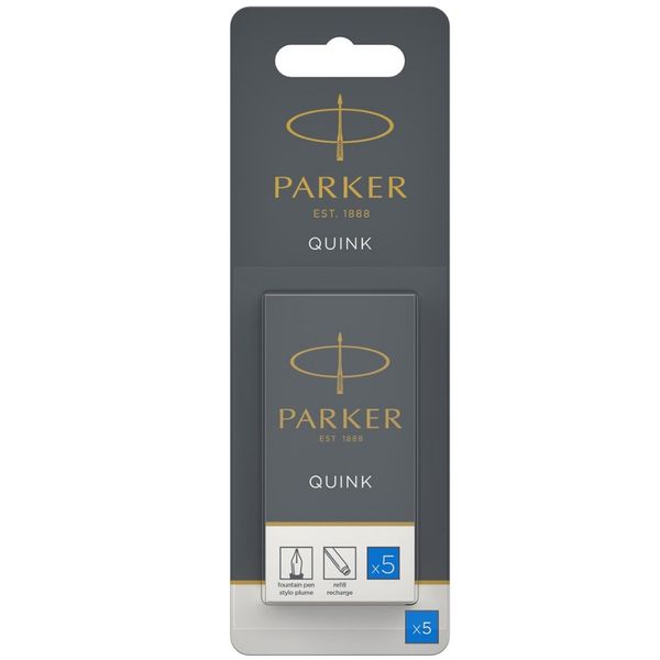Αμπούλες Parker Quink Ink 5Τμχ. Μπλέ