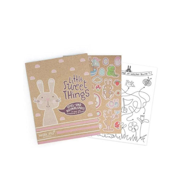 Βιβλίο Ζωγραφικής με Αυτοκόλλητα Little Sweet Things