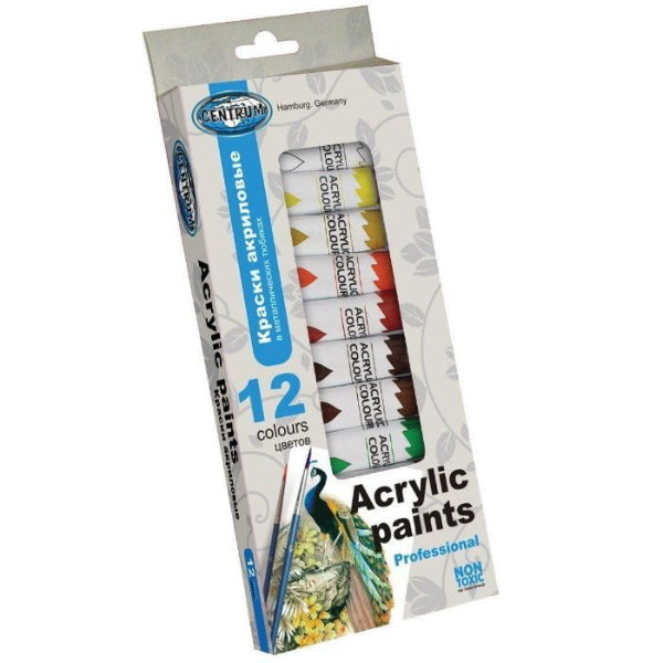 Σετ Ακρυλικά 12 Χρώματα Centrum 12ml