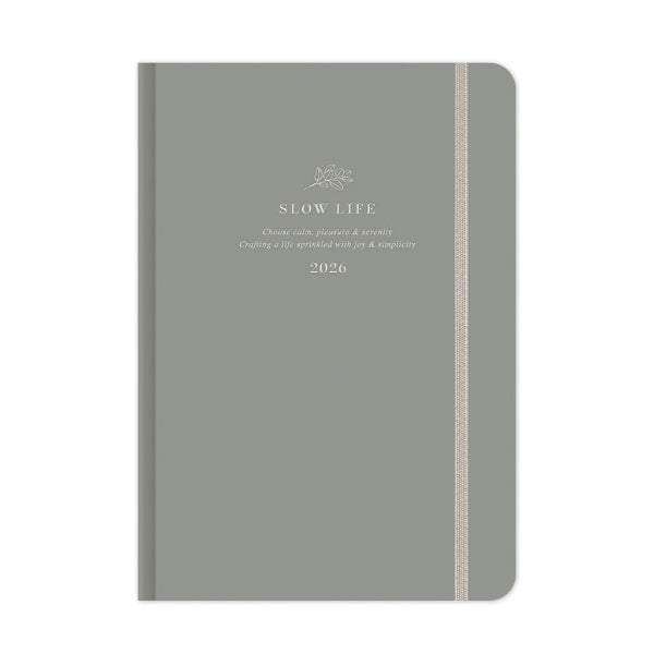 Εβδομαδιαίο Ημερολόγιο 2026 Slow Life 17x25 (Διάφορα Χρώματα)