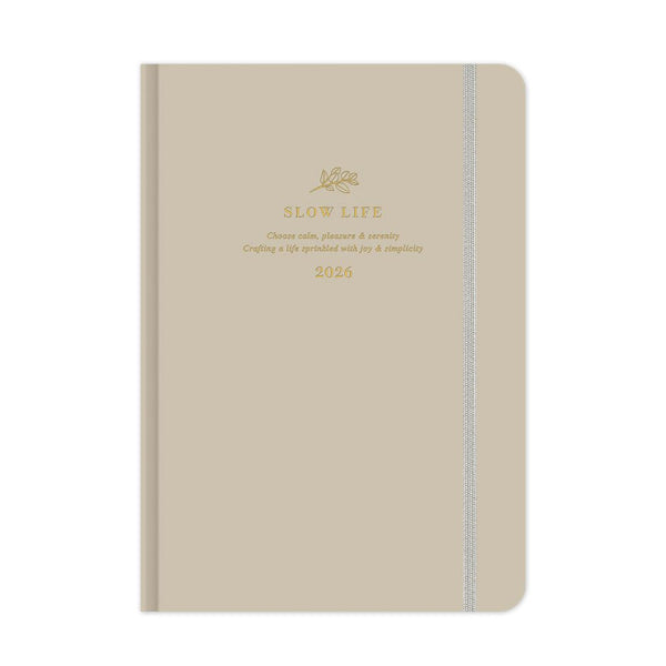 Εβδομαδιαίο Ημερολόγιο 2026 Slow Life 17x25 (Διάφορα Χρώματα)