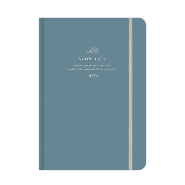 Εβδομαδιαίο Ημερολόγιο 2026 Slow Life 17x25 (Διάφορα Χρώματα)