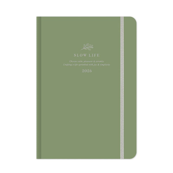 Εβδομαδιαίο Ημερολόγιο 2026 Slow Life 17x25 (Διάφορα Χρώματα)