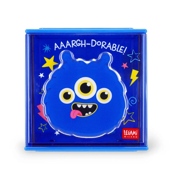 Κουτί Αποθήκευσης Γραφείου & Αυτοκόλλητα Legami Monster