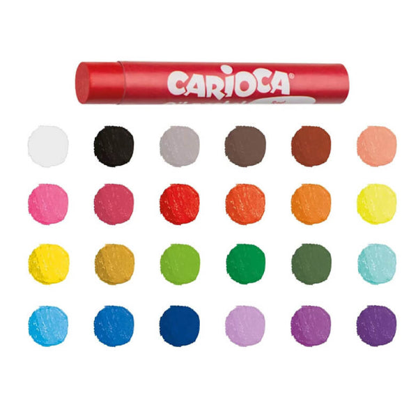 Λαδοπαστέλ Carioca Super Soft Oil Pastels 24 Χρωμάτων