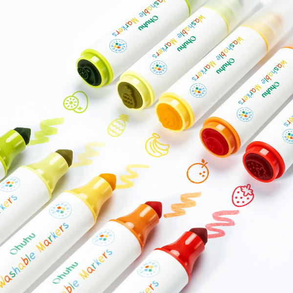 Μαρκαδόροι Washable Ohuhu Stamper Kids Dual Tips