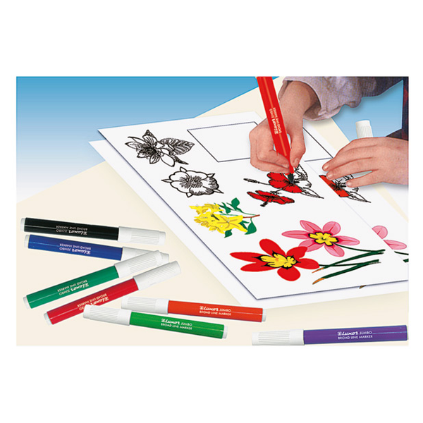 Μαρκαδόροι ζωγραφικής Luxor 12 τεμ. Χονδρή Γραφή