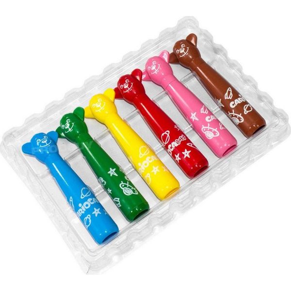 Μαρκαδόροι Carioca Baby Jumbo 1+ Teddy 6 χρωματα