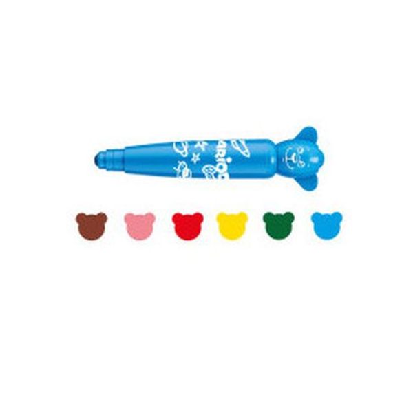 Μαρκαδόροι Carioca Baby Jumbo 1+ Teddy 6 χρωματα