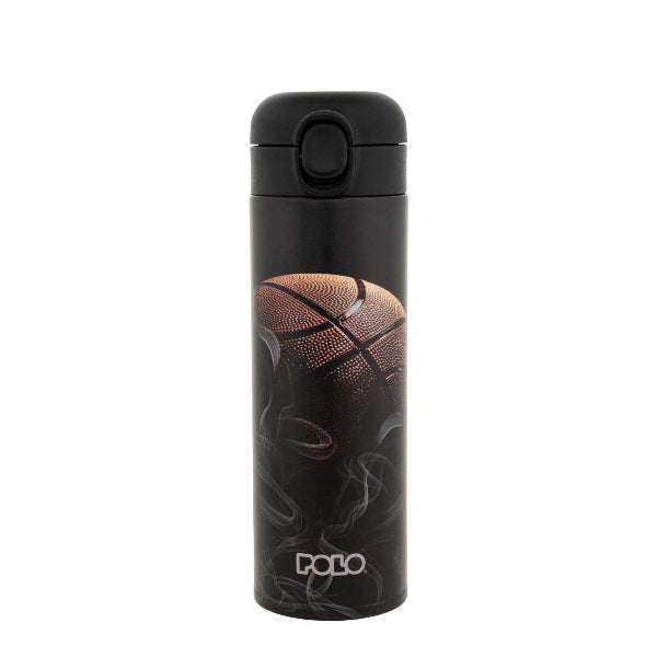 Παγούρι Θερμός Με Καλαμάκι Junior Polo 500ml (Διάφορα Σχέδια)