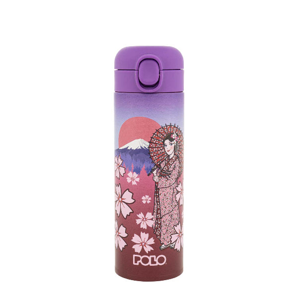 Παγούρι Θερμός Με Καλαμάκι Junior Polo 500ml (Διάφορα Σχέδια)