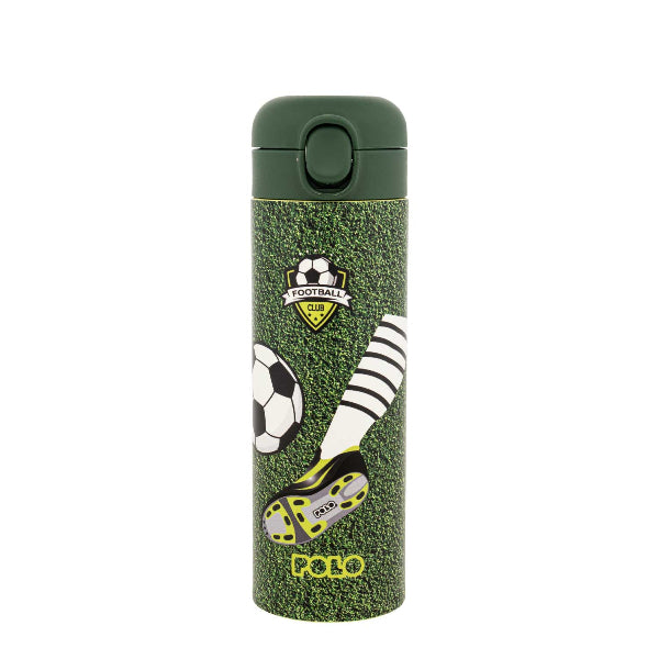 Παγούρι Θερμός Με Καλαμάκι Junior Polo 500ml (Διάφορα Σχέδια)
