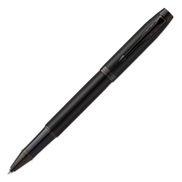 Στύλο Parker I.M. Chrome Metallic Black BT Rollerball με Σημειωματάριο
