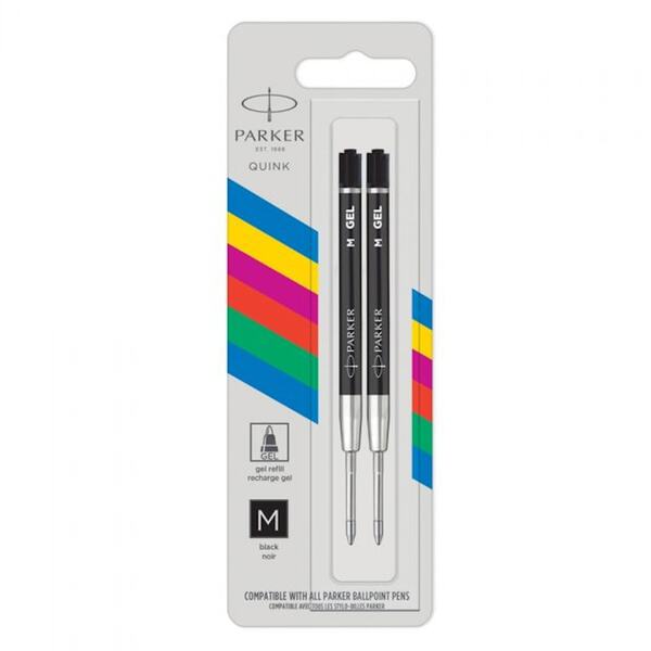 ΑΝΤΑΛΛΑΚΤΙΚΑ PARKER B/P MEDIUM GEL ΜΑΥΡΑ ΣΕΤ 2ΤΕΜ