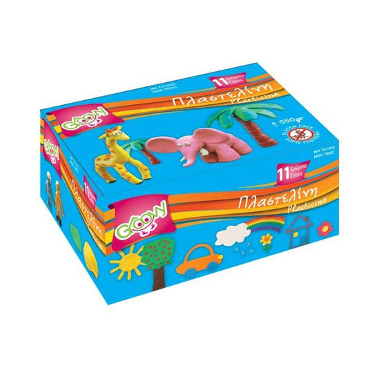 Πλαστελίνη Groovy 500γρ. 11 Χρώματα