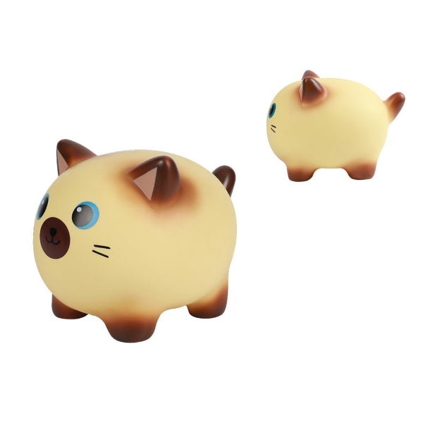 Πλαστικός Κουμπαράς Siamese Γάτα 18x15x16cm