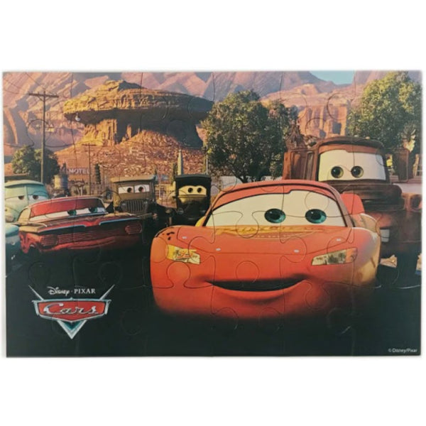 Παζλ Disney Cars 24 κομμάτια με ξυλομπογίες
