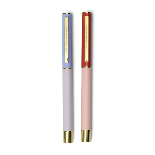 Σετ 2 Colorblock Στυλών Lavender - Blush