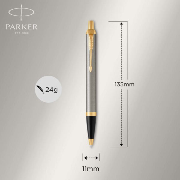 Σετ Parker I.M. Brushed Metal GT (RB-BP)