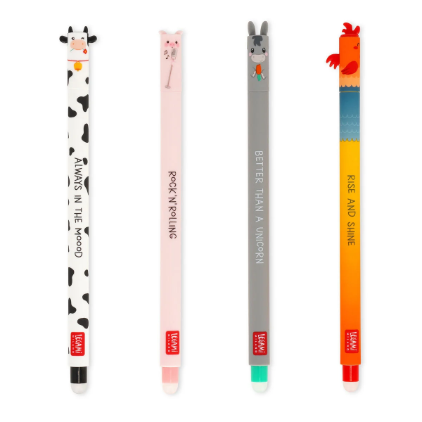 Σετ στυλό Legami Erasable Farm 0.7mm