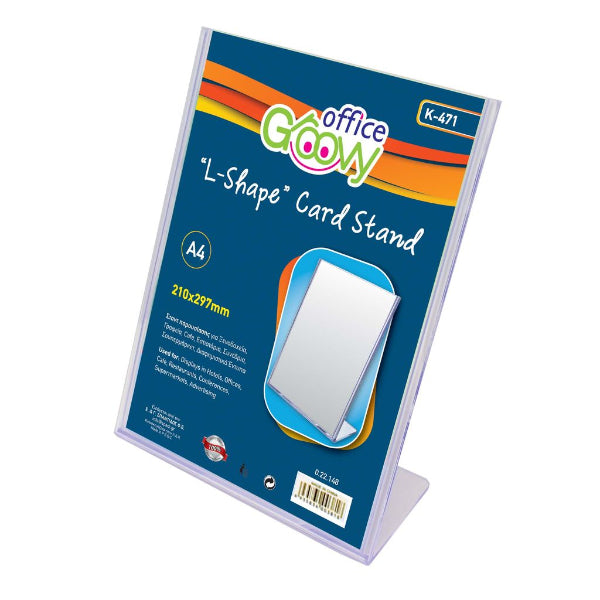 Στάντ Προβολής με γωνία "L" Α4 όρθιο