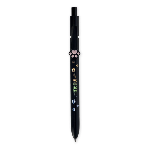 Στυλό Διαρκείας Ballpoint Legami Meow Μαύρο Μελάνι