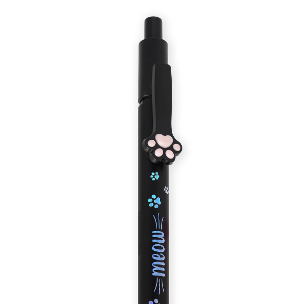 Στυλό Διαρκείας Ballpoint Legami Meow Μαύρο Μελάνι