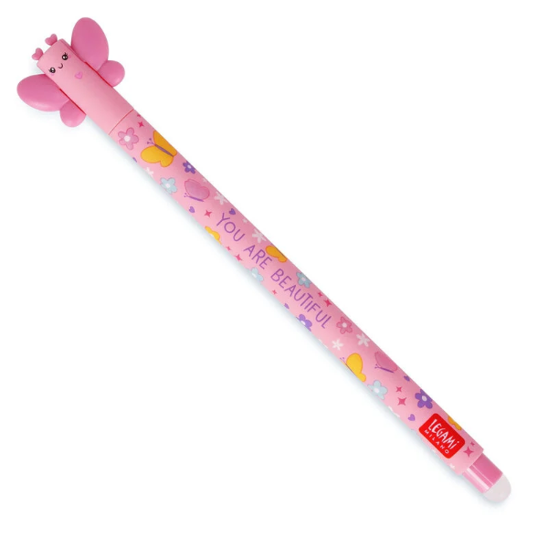 Στυλό Legami Erasable Butterfly 0.7 με Ρόζ Μελάνι