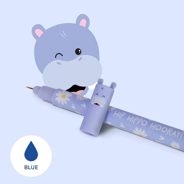 Στυλό Legami Erasable Hippo 0.7 με Μπλέ Μελάνι EP0028
