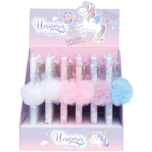 Στυλό Erasable με Φούντα Unicorn 0.5mm
