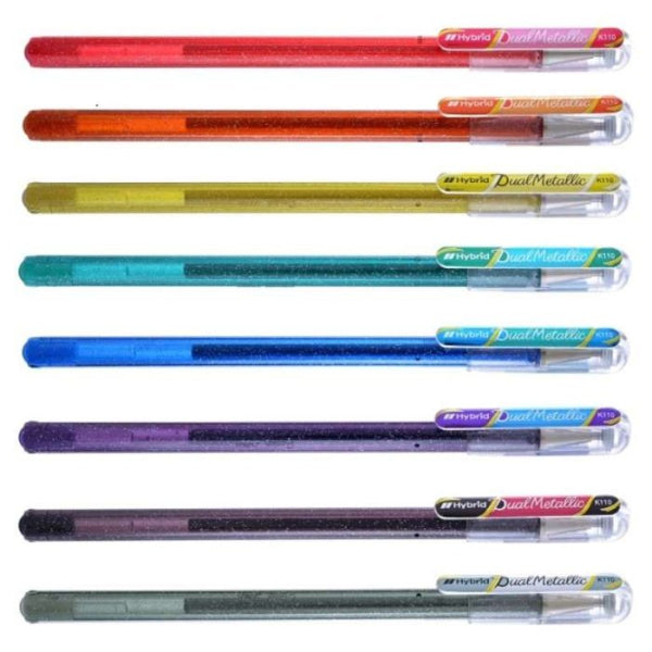Στυλό Pentel Dual Metallic 1.0mm (Διάφορα Χρώματα)