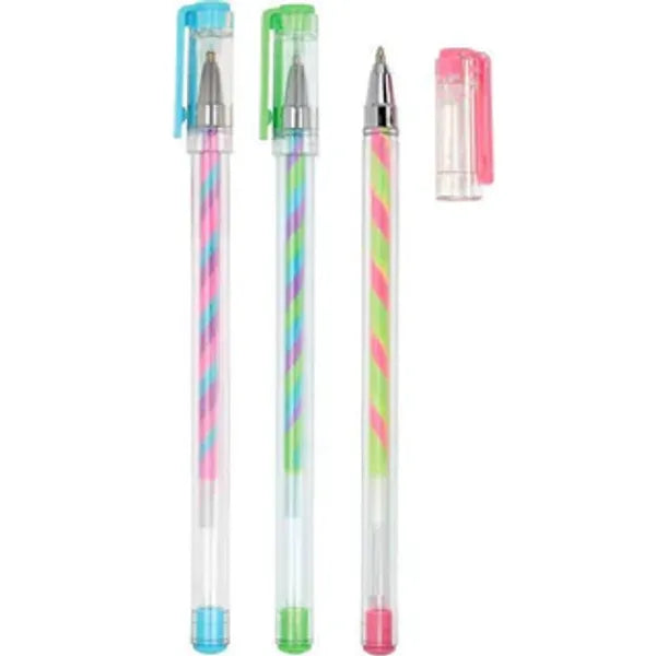 Σετ 3 στυλό gel Legami με πολύχρωμο μελάνι Twist 1.0mm