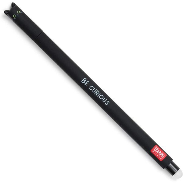 Στυλό Legami Erasable Black Cat 0.7 με Μαύρο Μελάνι EP0005