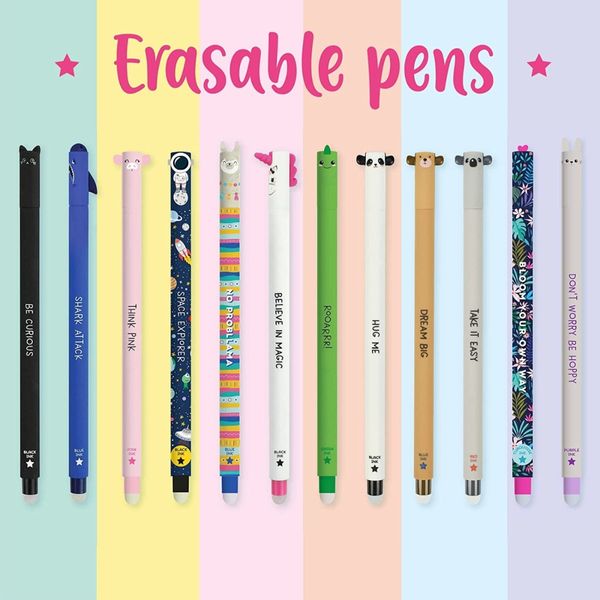Στυλό Legami Erasable penguin 0.7 με Τιρκουάζ Μελάνι