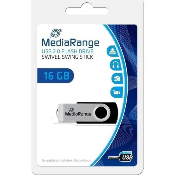 USB Flash Drive 2.0 (Black/Silver)