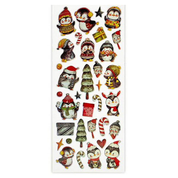 Αυτοκόλλητα Χριστουγεννιάτικα Xmas Penguin Friends