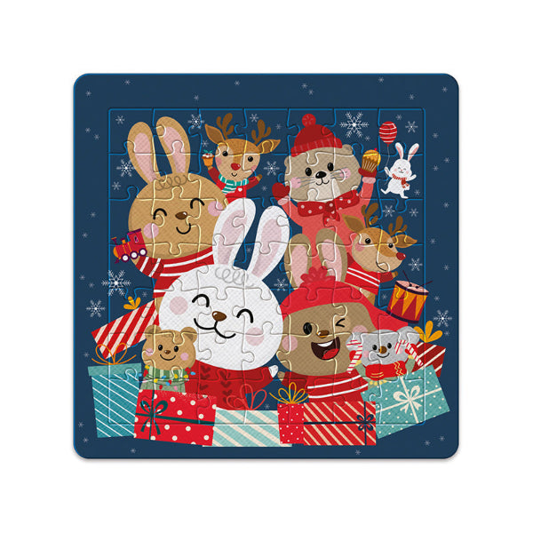 Χριστουγεννιάτικο Παζλ 49 Κομμάτια Xmas Frame Happy Friends