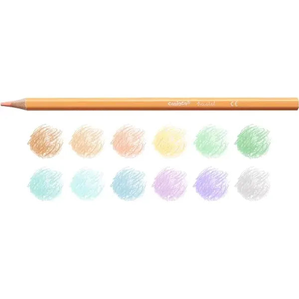 Ξυλομπογιές Carioca Pastel 12 Χρωμάτων 43034