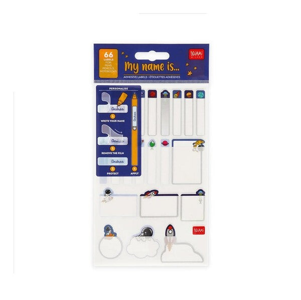 ΕΤΙΚΕΤΕΣ LEGAMI SET OF 3 STICKER SHEET SPACE (66 ΕΤΙΚΕΤΕΣ) STK0003
