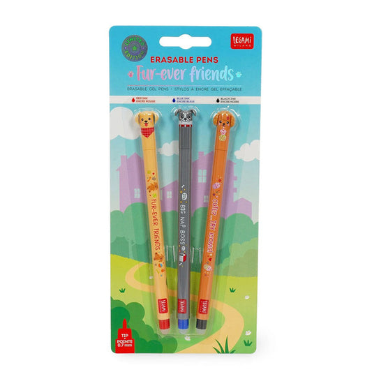 ΣΤΥΛΟ LEGAMI ERASABLE SET OF 3 FUR-EVER FRIENDS EPSET0017