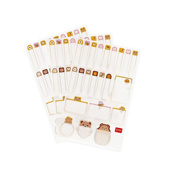 ΕΤΙΚΕΤΕΣ LEGAMI SET OF 3 STICKER SHEET TEDDY (66 ΕΤΙΚΕΤΕΣ) STK0002