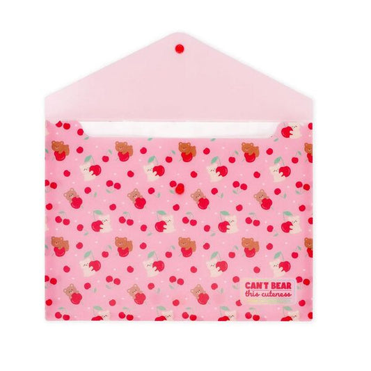 ΦΑΚΕΛΟΣ ΚΟΥΜΠΙ A4 LEGAMI TEDDY CHERRY PFB0004