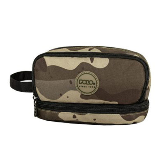 Κασετίνα Τριπλή Handle Camo Χακί