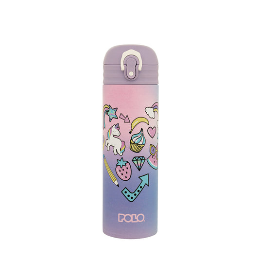 ΘΕΡΜΟΣ POLO 500ML STAINLESS STEEL JUNIOR 949033-8420 UNICORN