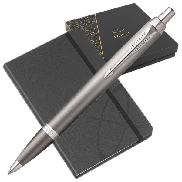 Στυλό Parker I.M Rituals Grey CT BallPen με Σημειωματάριο