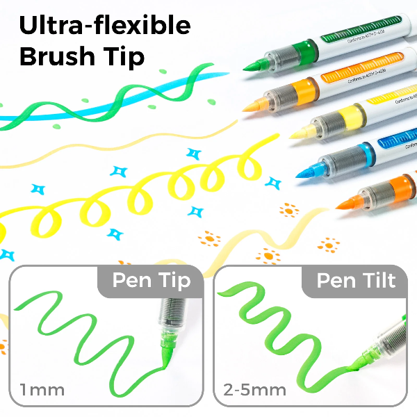 Ακρυλικοί Μαρκαδόροι Ohuhu Nahuku σε Κασετίνα 24 Χρωμάτων