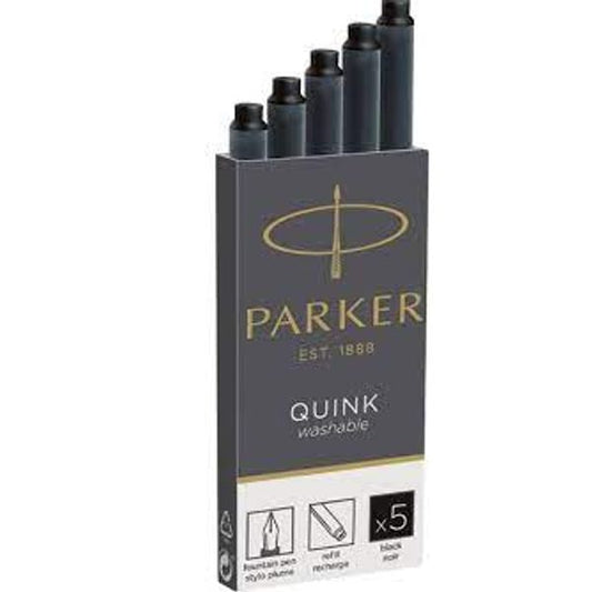 Αμπούλες Parker Quink Ink 5Τμχ. Μαύρο
